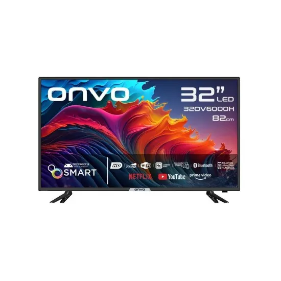 شاشة تلفزيون Onvo 32OV6000H HD 32″ 82 Screen Android Smart LED TV with Satellite Receivert