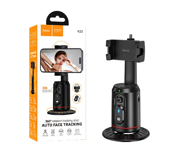 قبضة سيلفي Hoco Tripod K23 Lotus smart PTZ Automatic