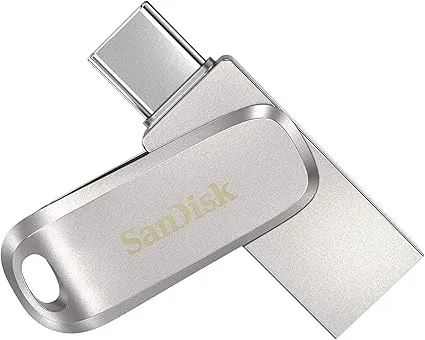 فلاشة SanDisk 128GB Ultra Dual Drive Luxe USB Type-C