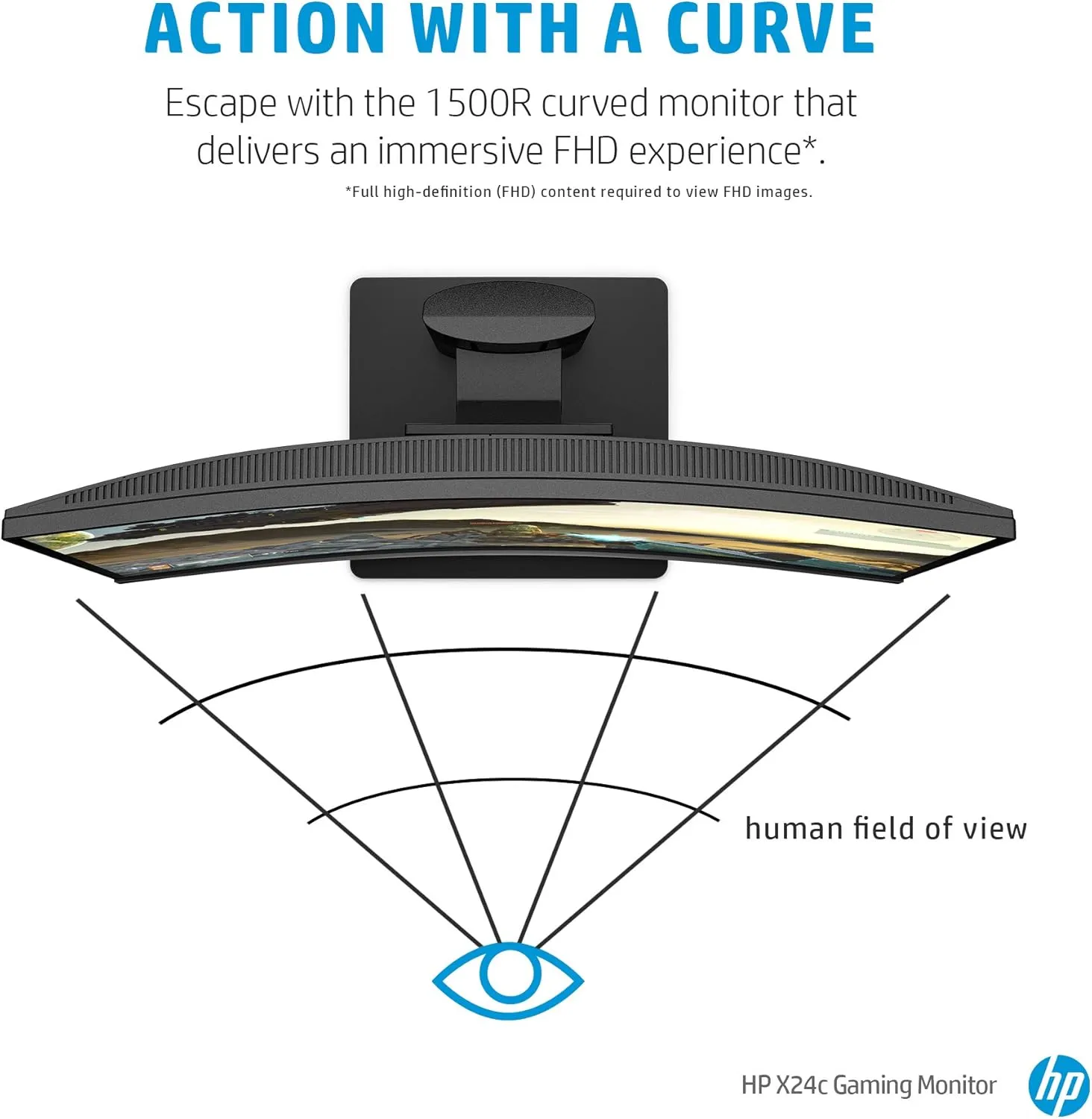شاشة HP X24c 23.6” Gaming Monitor