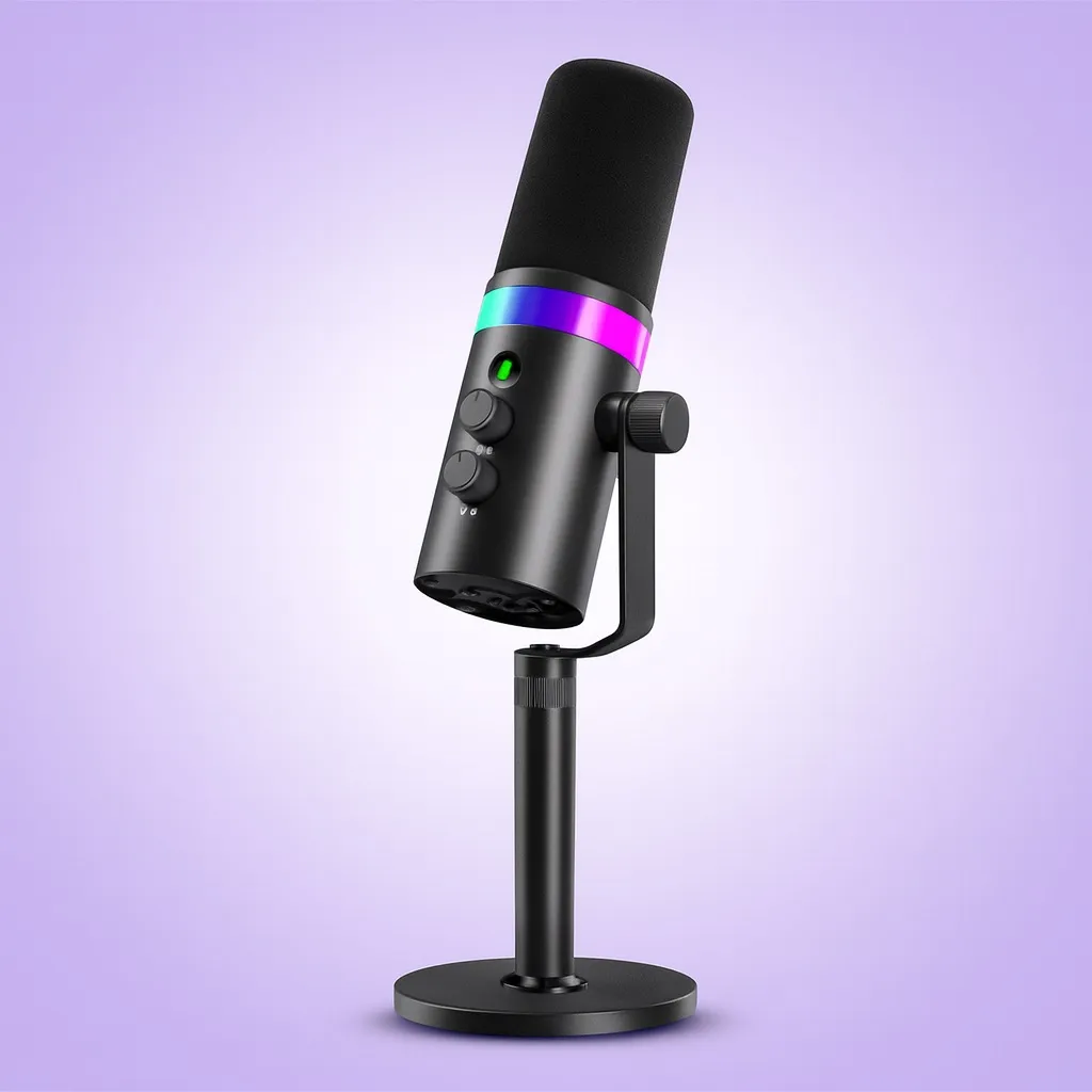 ميكروفون بث مباشر BOYA K7 USB Condenser RGB Microphone