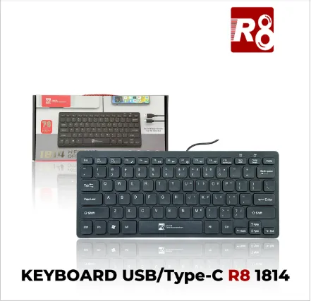 لوحة مفاتيح R8 1814 Type-C Wired Keyboard
